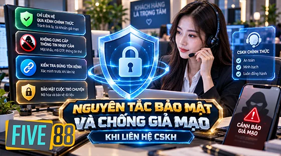 Nguyên tắc bảo mật và chống giả mạo khi liên hệ CSKH